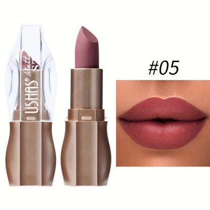Kissable Colors: 12 Matte Long-Lasting Lipsticks-7